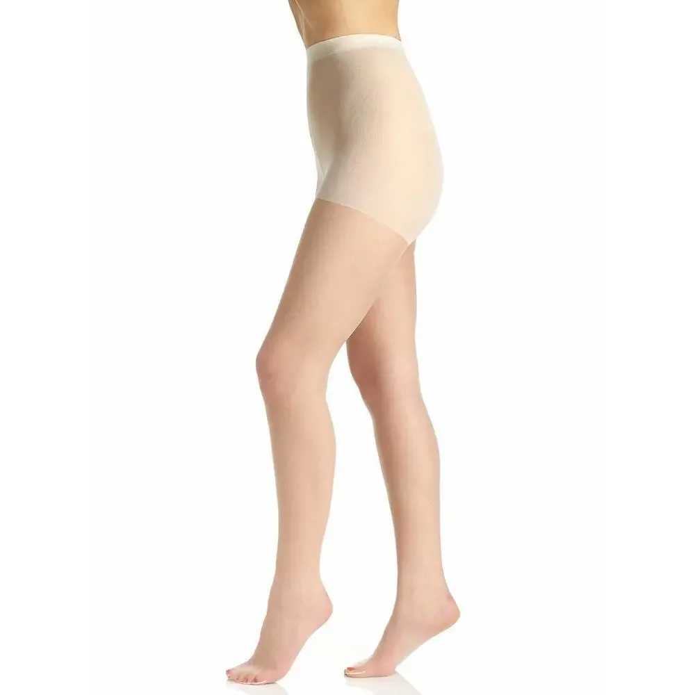 Berkshire Women's Ultra Sheer Non-Control Top Pantyhose-Sandalfoot, Ivory, 1